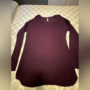 Purple Knit Sweater